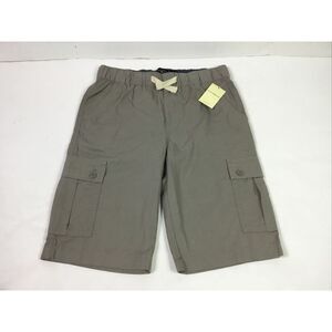 New Lucky Brand Junior Cargo Shorts Size L Grey draw string waist Waist 28/30‎